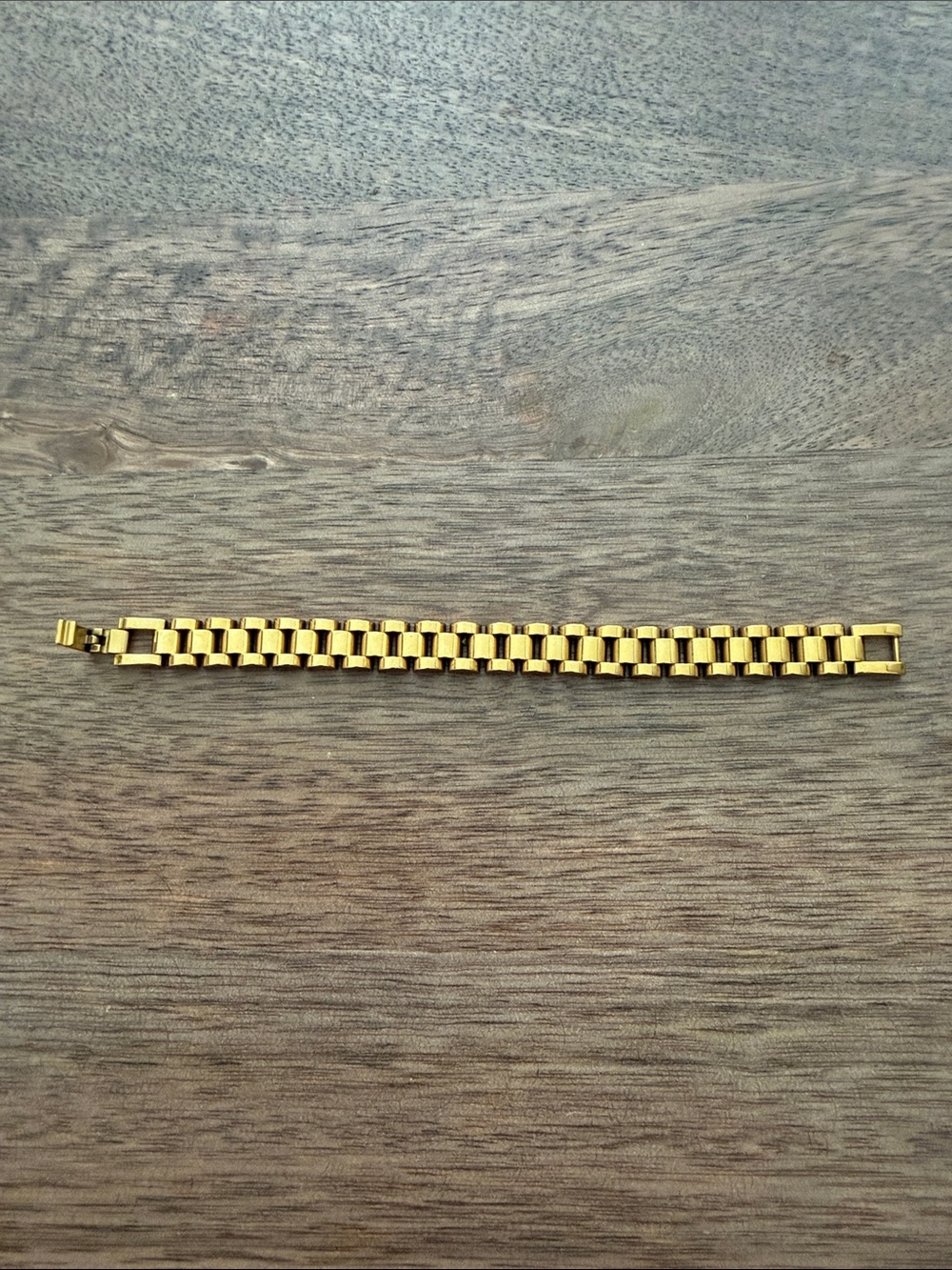Stainless Steel Gold Link Bracelet - Classic Chain Style